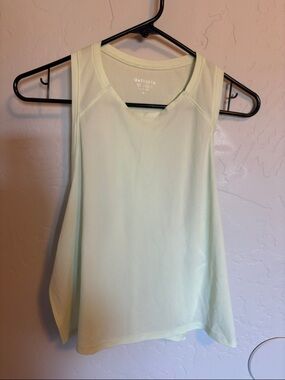 Athleta Pale Green Performance Tank